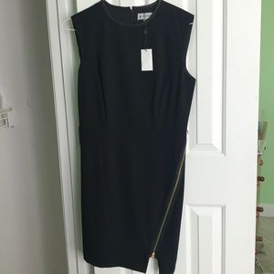 Ava & Aiden Dress with Asymmetrical Zipper